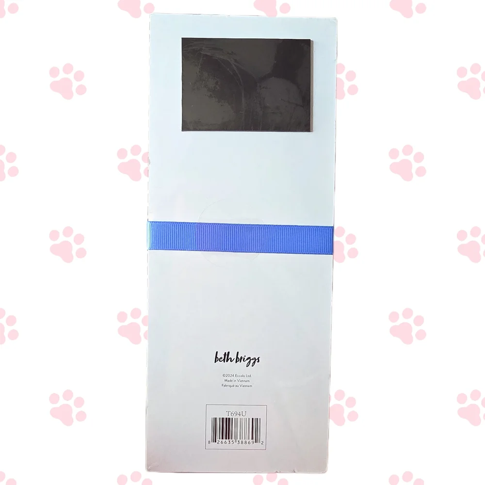 Dogs With Floral Collars Magnetic Notepad & Pen Set